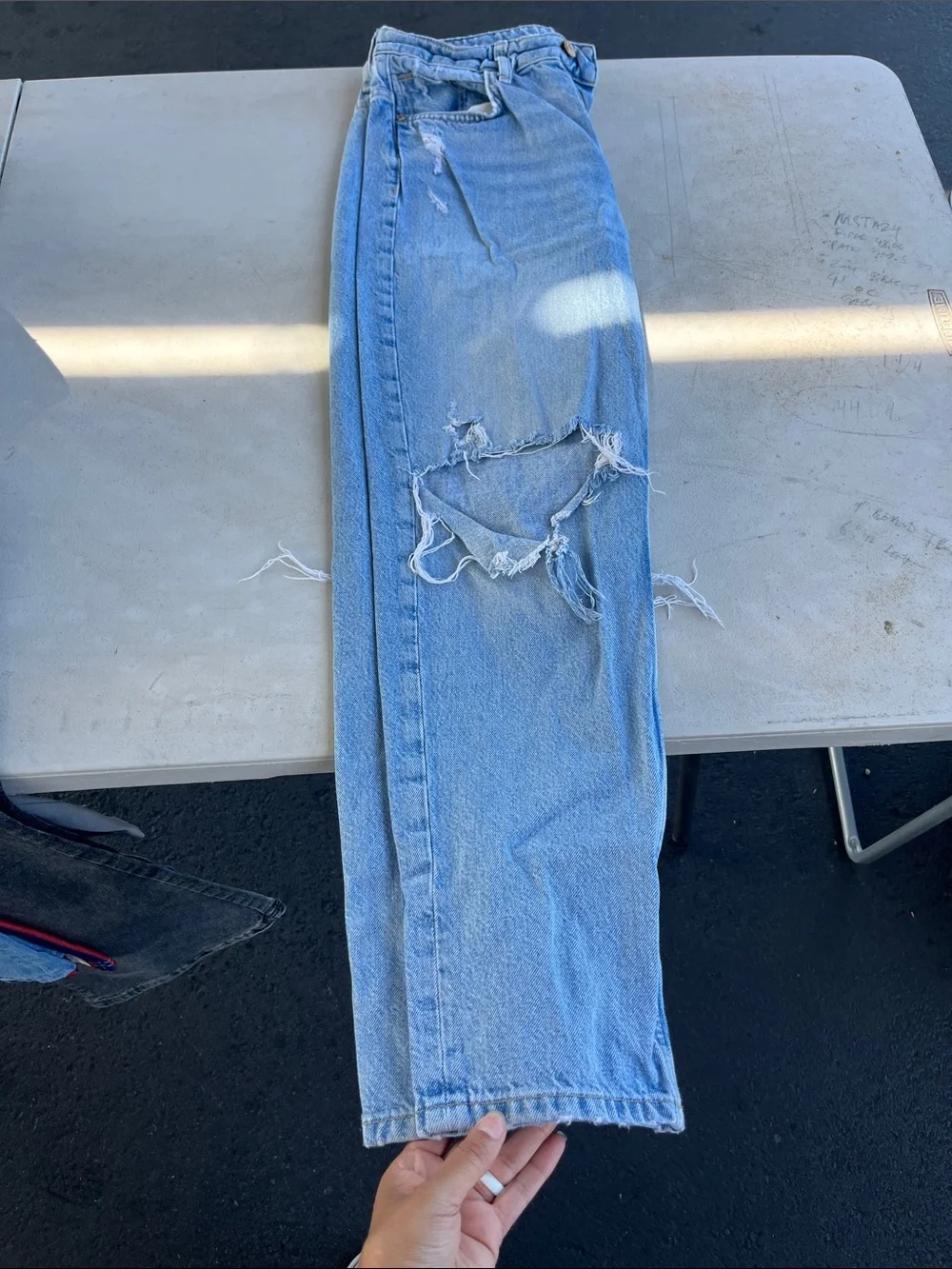 Zara relaxed straight